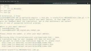 Gettext in Python [upl. by Nosnorb]