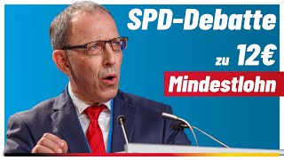 Debatte zu 12€ Mindestlohn Jörg Urban entlarvt die Selbstbedienungsmentalität von SPDFunktionären [upl. by Oedama]