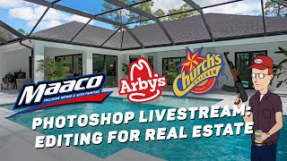 Livestream Real Estate Photography in Photoshop [upl. by Richy348]