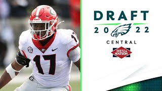 Eagles Select LB Nakobe Dean in Round 3 of the 2022 NFL Draft  Philadelphia Eagles Draft [upl. by Upshaw]