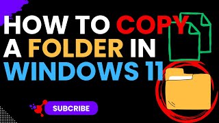 How to Copy a Folder in Windows 11 Easily [upl. by Moe]