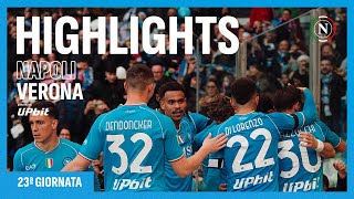 HIGHLIGHTS  Napoli  Verona 21  Serie A 23ª giornata [upl. by Guinevere]