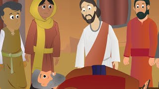 Jesus Walks on Water  Miracles of Jesus  Bible Stories  4K HD [upl. by Ahsiram]