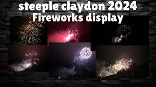 Steeple claydon 2024 fireworks display [upl. by Drannek545]