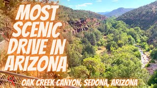 Arizona Scenic Drive Oak Creek Canyon to Sedona [upl. by Nebur]