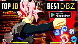 Top 10 Brand New Dragon Ball Z Games For Android In 2023  Amazing Graphics OnlineOffline [upl. by Attoynek]