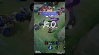 Chou damage build 👍 mobilelegends mlbb shorts [upl. by Yrrek]