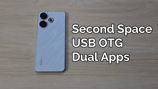 Redmi 13 5G Second Space Dual Apps  USB OTG [upl. by Ames]