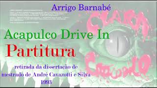 Acapulco Drive In Arrigo Barnabé  Partitura score [upl. by Retnuh783]