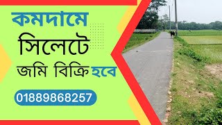 কম দামে ভালো জমি বিক্রি হচ্ছে  সিলেটে জায়গা বিক্রি হবে  Brand new land for sale [upl. by Nadbus]