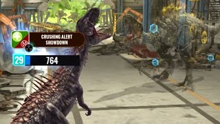 SOME OF MY CLOSEST GYROSPHERE BATTLES YET Jurassic World Alive [upl. by Krishnah]