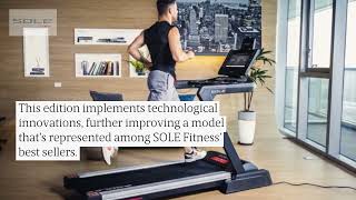 SOLE F85 Treadmill Modernizes Your Home Workout Track Running Time amp More [upl. by Suoiradal]