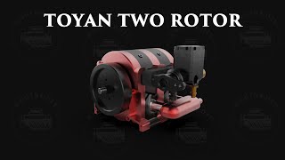 TOYAN Wankel Rotary Engine Single Rotor and Two Rotor [upl. by Sarge]