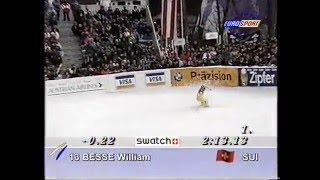 Luc Alphand wins sprint downhill Kitzbühel 1997 [upl. by Kilmarx112]