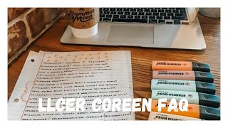 LLCER COREEN FAQ [upl. by Eeruhs360]