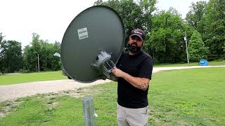 How to Remove a Satellite Dish From a Pole [upl. by Hoover]