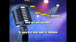 Karaoke si una ves impostores de nuevo leon [upl. by Peedus]