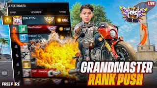 🔴Live No Masti😡Top 1 King Back🗿Day 13 New Season Grandmaster Road to Top1👽🔥Garena Free Fire🔥 [upl. by Tnattirb]