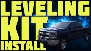 2014 Chevy Silverado Leveling Kit Install [upl. by Ittak617]