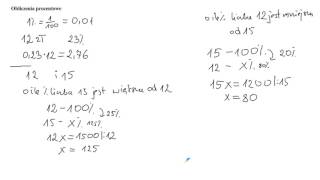 Obliczenia procentowe  lekcja [upl. by Rosamund306]