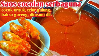 RESEP SAOS RACIKAN UNTUK JUALAN PENTOL CILOK BAKSO GORENG SEMPOL AYAM  DIMSUM MUDAH EKONOMIS [upl. by Ayaet]