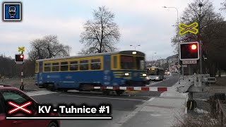 Železniční přejezd ▪ Karlovy Vary  Tuhnice 1  1212024 [upl. by Richella]