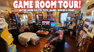 LITERAL Apartment FULL of Retro Games Toys amp More  Game Room Tour [upl. by Massab]