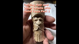 Carving Hair and Other Details with Hand Tools [upl. by Yatnuahc]