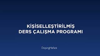 Kişiselleştirilmiş Ders Çalışma Programı ile Sistemli Çalış Tüm Konu Eksiklerini Tamamla [upl. by Dorkas631]