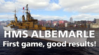 World of Warships HMS Albemarle seems very good 1440P [upl. by Ennoval884]