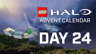 LEGO Halo Advent Calendar Day 24  Halo Ring Segment 5 [upl. by Cory454]