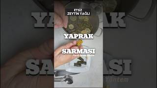 Yaprak Sarma Tarifi yapraksarma yemektarifleri vegan [upl. by Riggs448]