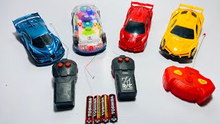 Rc control 4 spots cars unbox test and plus High class review  power battery gear car control [upl. by Anirrok32]