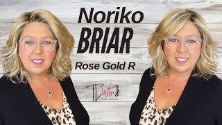 Wig Review Noriko Briar Rose Gold R Shaggy layers and Realistic density Lace front for beginners [upl. by Amalberga265]