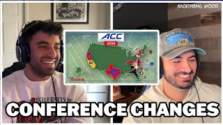 College Football Conference Realignment Breakdown  Who went Where [upl. by Antonino]