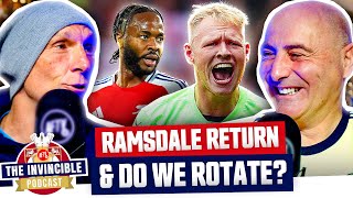 Ramsdale Returns amp Do We Rotate  The Invincible Podcast [upl. by Onailerua]