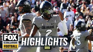 No 21 Arizona Wildcats vs Colorado Buffaloes Highlights  CFB on FOX [upl. by Bryant]