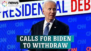 Biden told to withdraw after debate as panic sets in for Democrats [upl. by Flanigan]