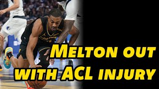 BREAKING MELTON INJURED  SHOULD PODZ REPLACE HIM [upl. by Frodina281]