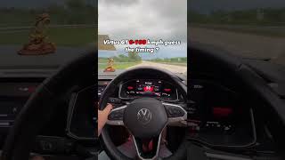 Virtus GT 0100 acceleration test 💥🔥 volkswagen virtusgt virtusgt speedtest automobile speed [upl. by Marba122]