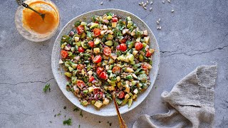 LifeChanging Lentil Salad with Tahini Dressing [upl. by Eiramoj]