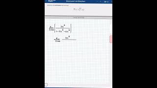 Grenzwert von Brüchen in MathWeb [upl. by Statis]