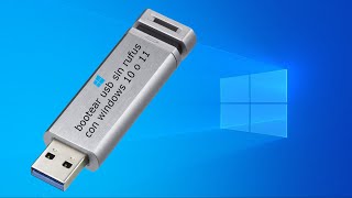 bootear usb sin rufus con windows 10 o 11 [upl. by Annirtak]