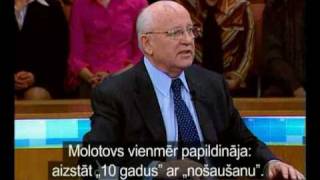 Gorbachev speaks about Stalin  subtitles EN CZE [upl. by Lindsley]