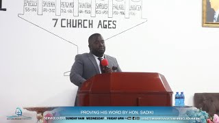 PROVING HIS WORD BY HON SADIKI WEDNESDAY SERVICE 06 NOVEMBER 2024 [upl. by Nnahaid]