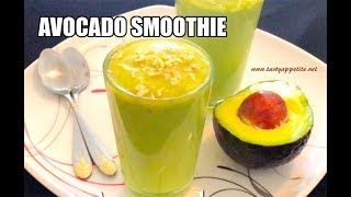 Avocado Smoothie  Weight Loss  How to make Avocado Milkshake  Avocado Juice Recipe [upl. by Assirram]