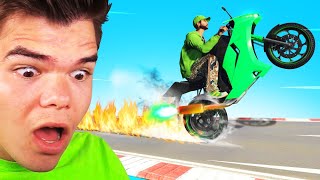 New TOP SPEED RECORD BIKE DLC In GTA 5 Insane [upl. by Mailliw]