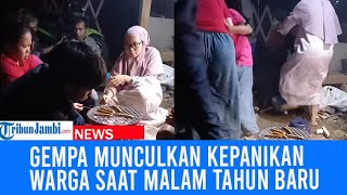 Viral Detikdetik Gempa Kagetkan Warga Saat Rayakan Malam Tahun Baru [upl. by Inacana668]