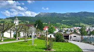 Küssnacht Switzerland  Walking Tour 4K HDR Dolby Vision [upl. by Bourne5]