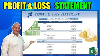 Learn How To Create A Dynamic Profit amp Loss Statement From Scratch In Excel Today [upl. by Odiug]